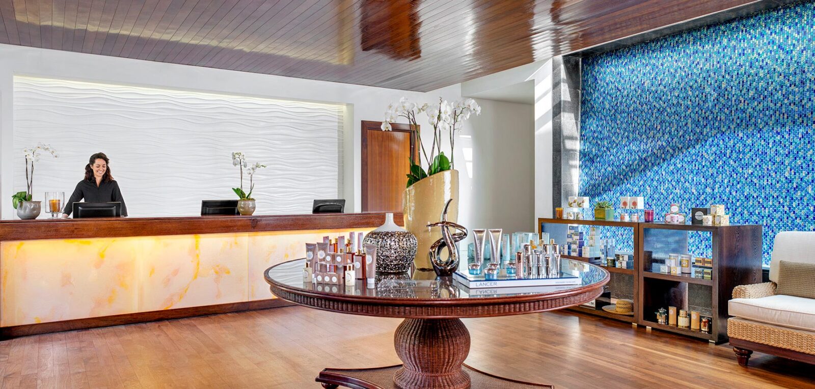 Spa front desk